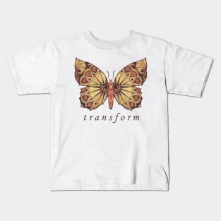 butterfly "transform" Kids T-Shirt